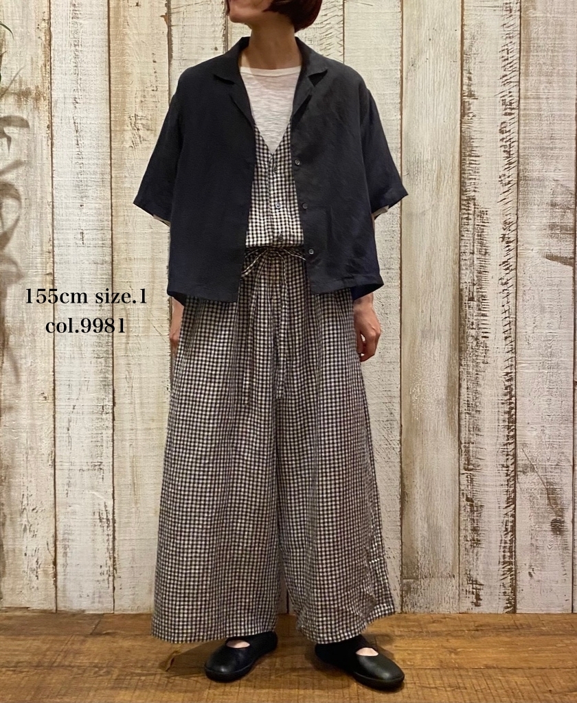 INSL26314(オーバーオール) 60s LINEN GINGHAM CHECK NO/SL OVERALLS