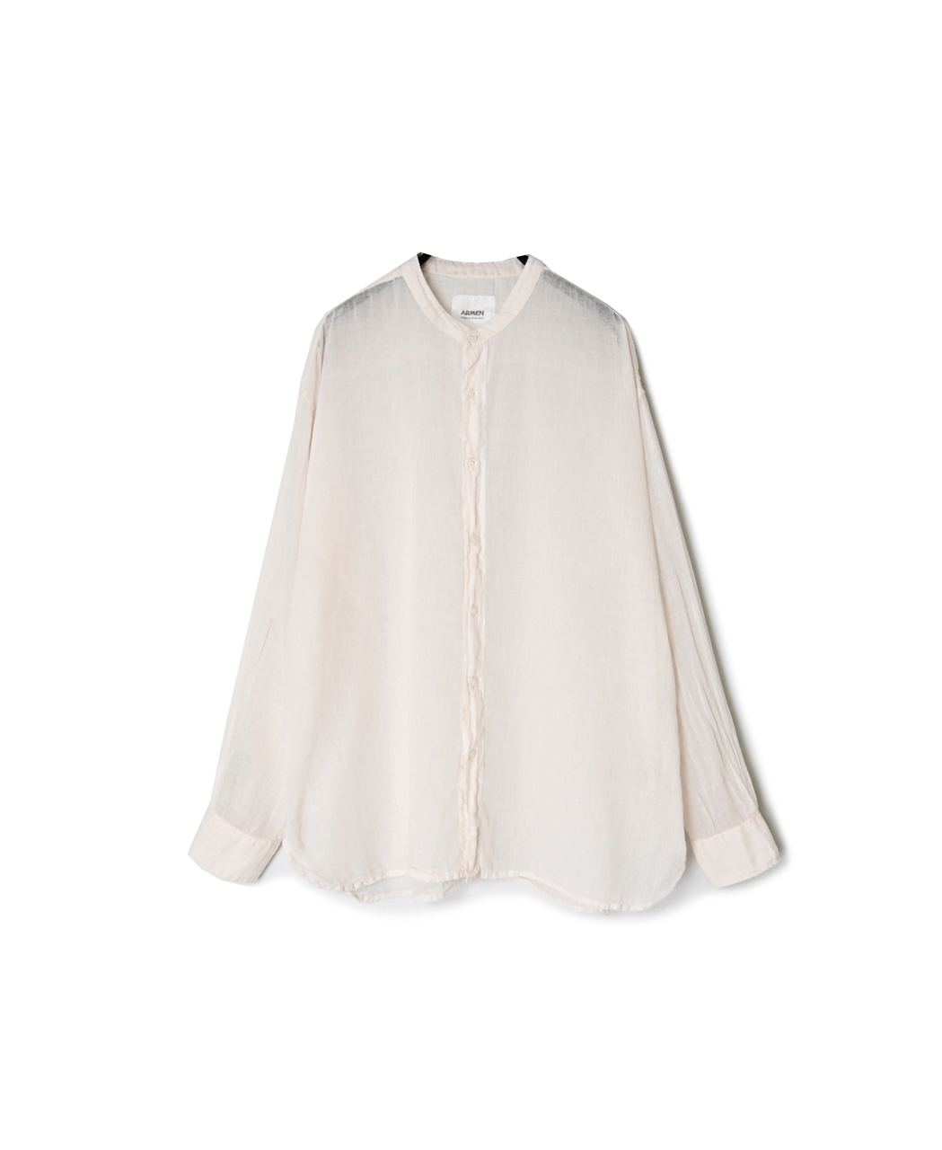 INAM2641GD(シャツ) 60s SINGLE GAUZE OVERDYED UTILITY BANDED COLLAR SHIRT