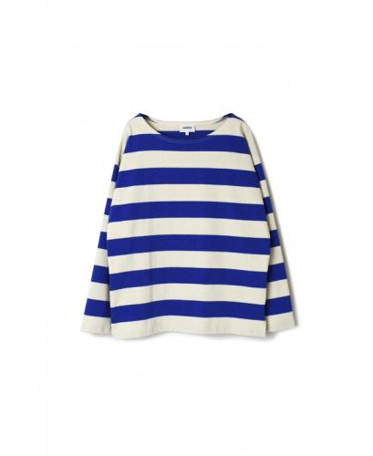 NLA1961 (カットソー) WIDE STRIPE L/SL DROP SHOULDER BASQUE SHIRT