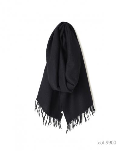 NSL17601 (ストール) MELANGE BOILED WOOL PLAIN STOLE