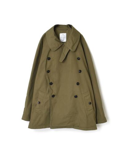 NHT2201BC (コート) MEDIUM WEIGHT COTTON TWILL OVERDYE DOUBLE OVER COAT