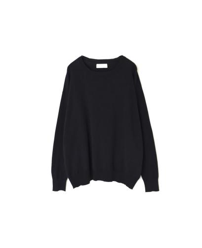 GNSL23831 (ニット) 14GG 1PLY COTTON WOOL CASHMERE CREW-NECK PULLOVER