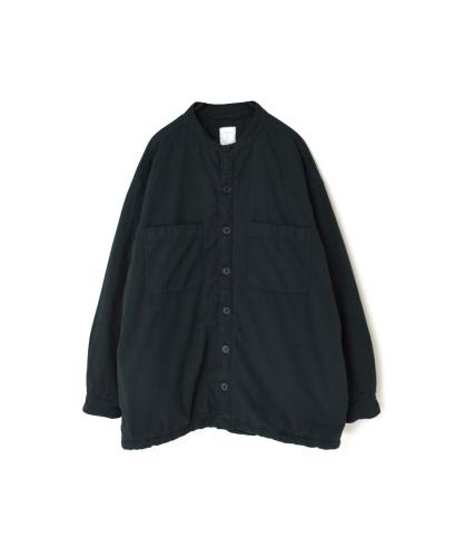 MDSH2361D (ジャケット) 40'S POPLIN QUILTED LINING BANDED COLLAR JACKET