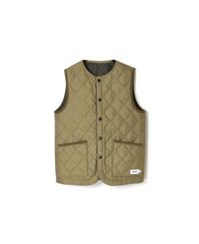 NAM1853PP (ベスト) POLYxPOLY HEAT QUILT NO COLLAR VEST
