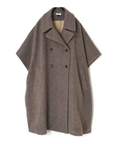 PNAM2351 (ケープ) MELTON DOUBLE BREASTED CAPE