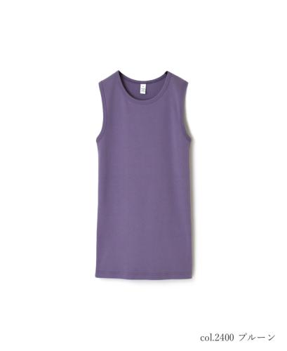NMF1801 (ノースリーブ) 1x1 RIB COTTON CREW-NECK SLEEVELESS-T