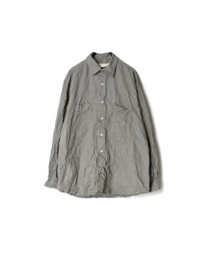NVL1861W (シャツ) 40s ORGANIC POPLIN REGULAR COLLAR L/SL OVERSIZED SHIRT