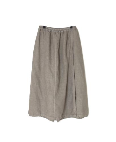 ●NAM2411LP (キュロットスカート) LINEN PLAIN (OVERDYE) WRAP CULOTTES