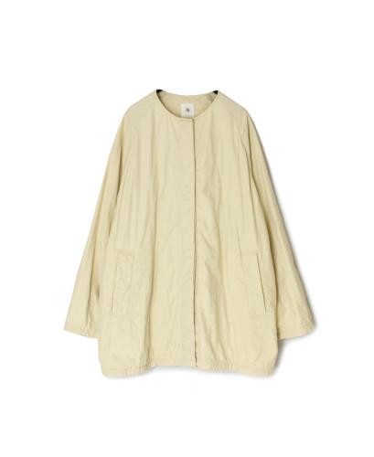 NMDS24631W(コート) 40s ORGANIC POPLIN RAGLAN SHORT COAT WITH VERTICAL STITCH
