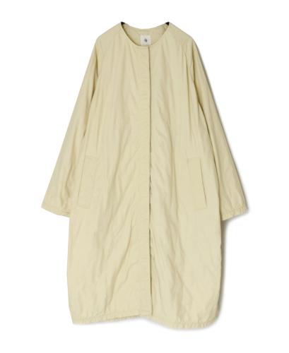 NMDS24632W(コート) 40s ORGANIC POPLIN RAGLAN COAT WITH VERTICAL STITCH