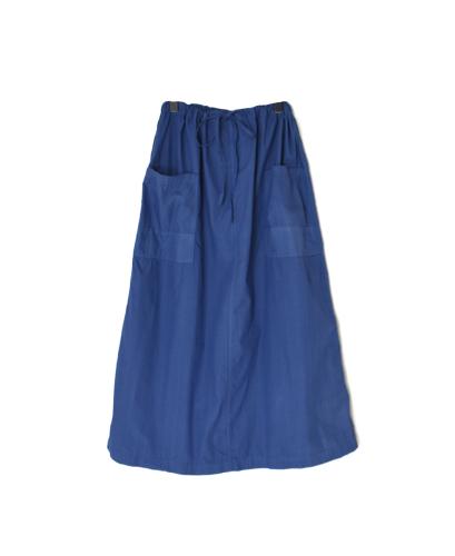 INHT2514STD(スカート) COTTON STRIPE OVERDYE EASY SKIRT