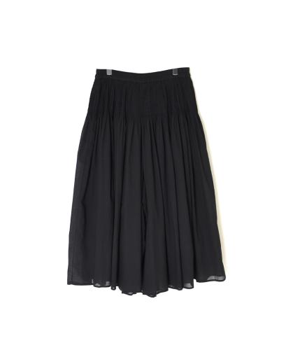 NMDS25226(パンツ) 80s ORGANIC VOILE PLAIN CULOTTES WITH MINI PINTUCK
