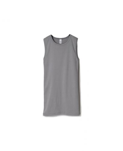NMF1801 (ノースリーブ) 1x1 RIB COTTON CREW-NECK SLEEVELESS-T