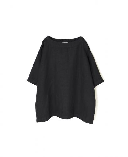 NAM1631LP (シャツ) LINEN PLAIN BOAT NECK S/SL SHIRT