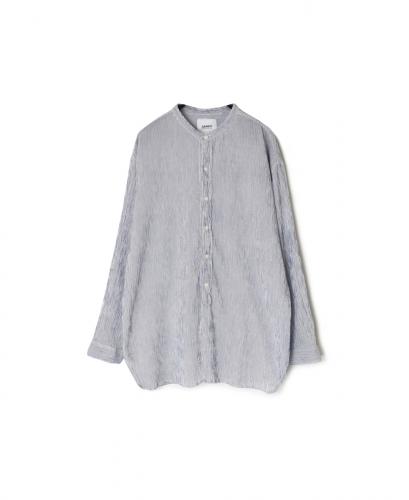INAM2501GSD(シャツ) SINGLE GAUZE STRIPE OVERDYE UTILITY SHIRT