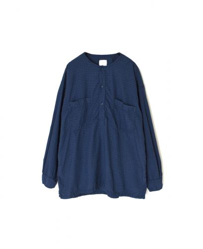 IMDSH2511CCD(シャツ) HANDWOVEN COTTON STRIPE(OVERDYE) MDS PULLOVER SHIRT