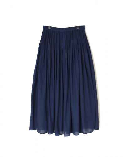 INMDS25045(スカート) 100s KHADI(100s×150s) RANDOM PLEATS FLARED SKIRT