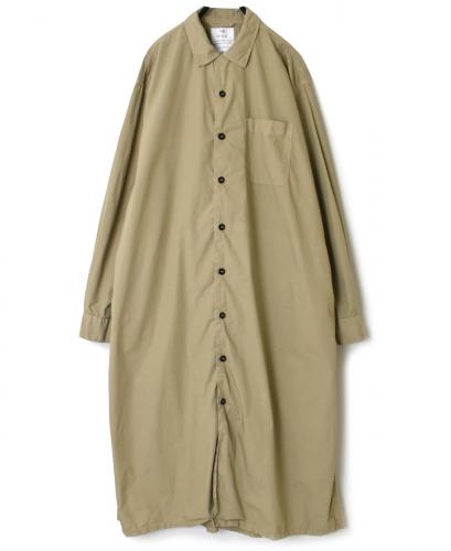 INHT2202CP (ロングシャツ) 60s COTTON POPLIN ONE-UP COLLAR LONG SHIRT