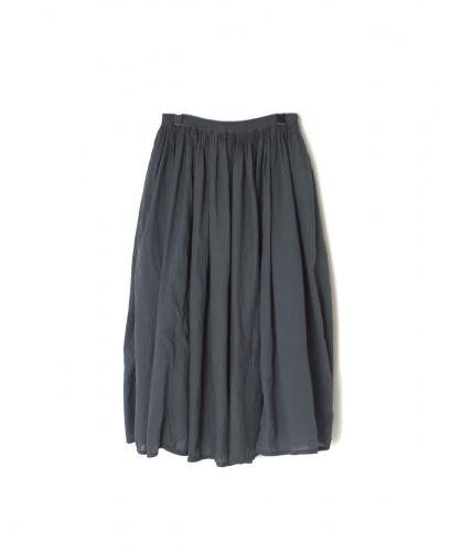 NMDS25236D(スカート) COTTON&LINEN PATCHWORK(OVERDYE) RAJASTHAN TUCK GATHERED SKIRT