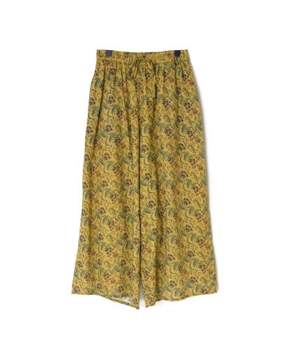 NSL25096(パンツ) 80s VOILE PAISLEY FLOWER PRINT WIDE EASY PANTS