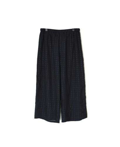 INMDS25084(パンツ) HANDWOVEN COTTON SILK CHECK EASY PANTS