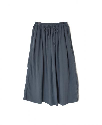 INAM2504G3D(スカート) 30s GAUZE OVERDYE　EASY GATHERED SKIRT