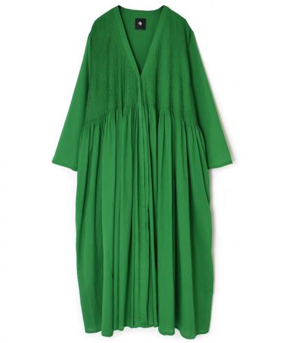 NMDS25225(ワンピース) 80s ORGANIC VOILE PLAIN MINI PINTUCK CACHE COEUR DRESS