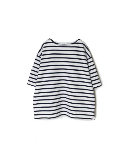 NLA2501(Tシャツ) REGULAR STRIPE DROP SHOULDER SHORT SLEEVE BASQUE SHIRT