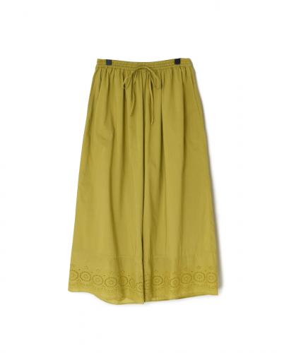 INSL23224 (パンツ) 80s VOILE PLAIN WITH CUT WORK LACE EASY PANTS