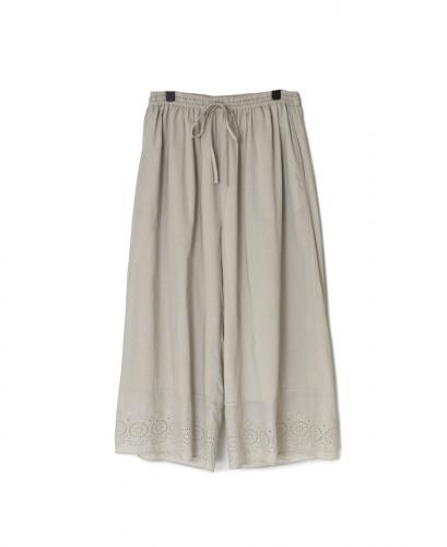 ●INSL23224 (パンツ) 80s VOILE PLAIN WITH CUT WORK LACE EASY PANTS