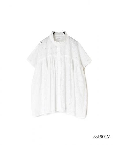 NSL25071(シャツ) ALL HEMLA FRILL CPLLAR FRENCH/SL SHIRT