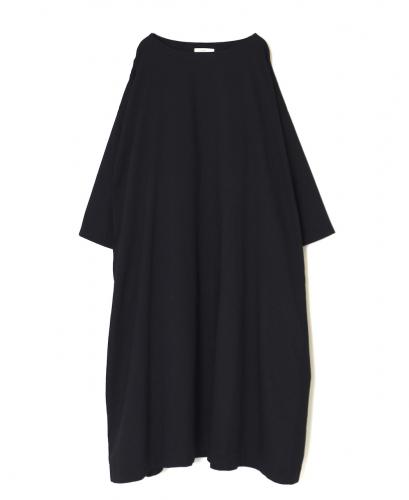 NSL25033(ワンピース) 60s CAMBRIC PLAIN CREW-NECK BACK SIDE GATHERED DRESS WITH LINING