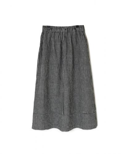 ●INSL25215(スカート) 60s LINEN CHECK EASY SKIRT