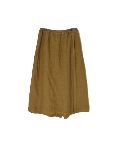 NAM2411LP (キュロットスカート) LINEN PLAIN (OVERDYE) WRAP CULOTTES