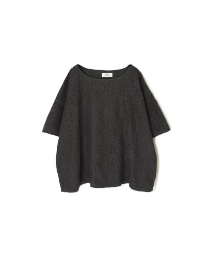●NSL25051(スモック) VOILE TULLE LACE S/SL SMOCK WITH COTTON VOILE