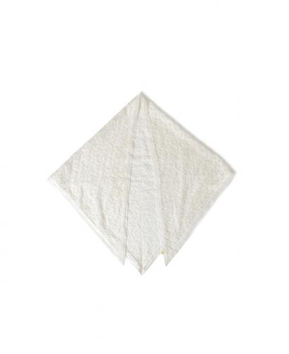 ●NSL25054(ストール) VOILE TULLE LACE TRIANGLE STOLE