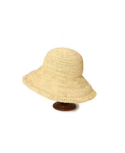 ●ANMDS2312 (帽子) RAFFIA HAT BRIM 12cm