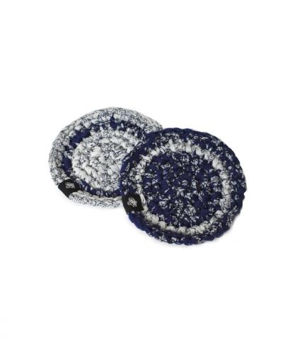 ●ZMD0404(コースター) COTTON  BLOCK PRINT COASTER (2SET)