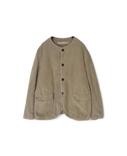 NVL2561D(ジャケット)WIDE&NARROW WALE CORDUROY(OVERDYE) 60'S ORGANIC CAMBRIC SIDE VENTS NO COLLAR JACKET
