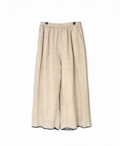 ●INMDS25133(パンツ) HANDWOVEN LINEN PLAIN WITH SELVAGE EASY PANTS