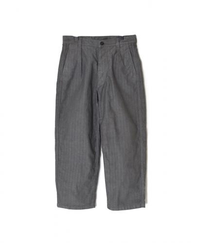 NAM2581HR(パンツ) HEAVY WEIGHT COTTON HERRINGBONE ONE-TUCK PANTS