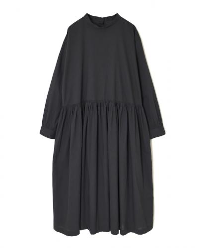 NMDS25524(ワンピース) 60s ORGANIC CAMBRIC PLAIN BACK OPENING STAND COLLAR DRESS