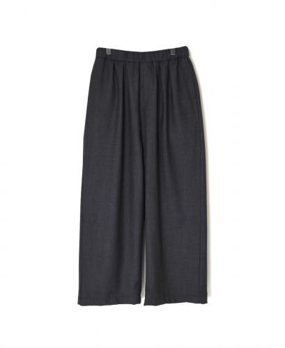 GNMDS2502WS(パンツ) WORSTED SERGE 2TUCK WIDE EASY PANTS