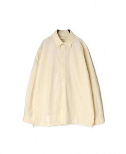 NVL2583(シャツ) 40s ORGANIC POPLIN REGULAR COLLAR L/SL SHIRT