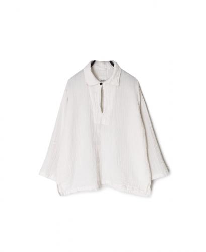 INAM2562GPD (シャツ) DOUBLE GAUZE PLAIN SKIPPER SHIRTS