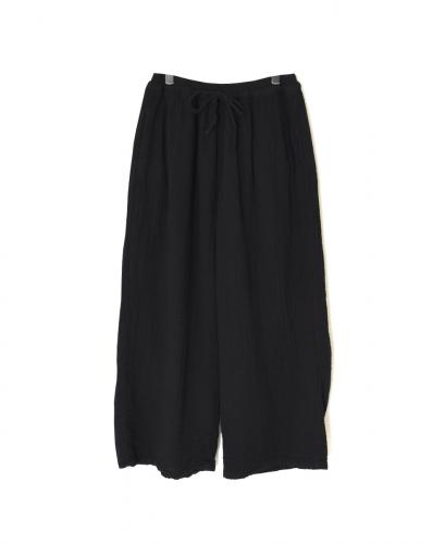INAM2565GPD (パンツ) DOUBLE GAUZE PLAIN GATHERED EASY PANTS WITH LINING