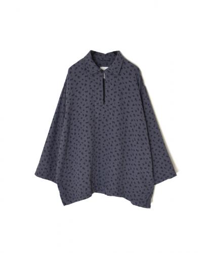 INAM2562GFD (シャツ) DOUBLE GAUZE FLOWER PRINT SKIPPER SHIRTS