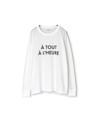NFA2351P45(Tシャツ) "A TOUT"COTTON JERSEY CREW NECK OVERSIZE L/SL T-SHIRT WITH CUFF
