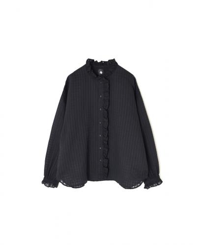 maison de soil コットン　タック　ブラウス maison de soil | ツイルカディコットン ピンタック2wayブラウス