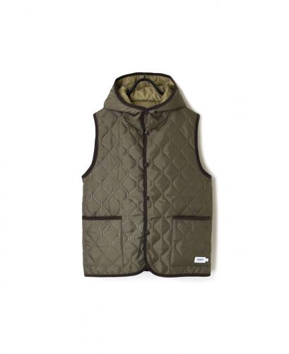 NAM2351PP (ベスト) POLY×POLY HEAT QUILT HOODED VEST